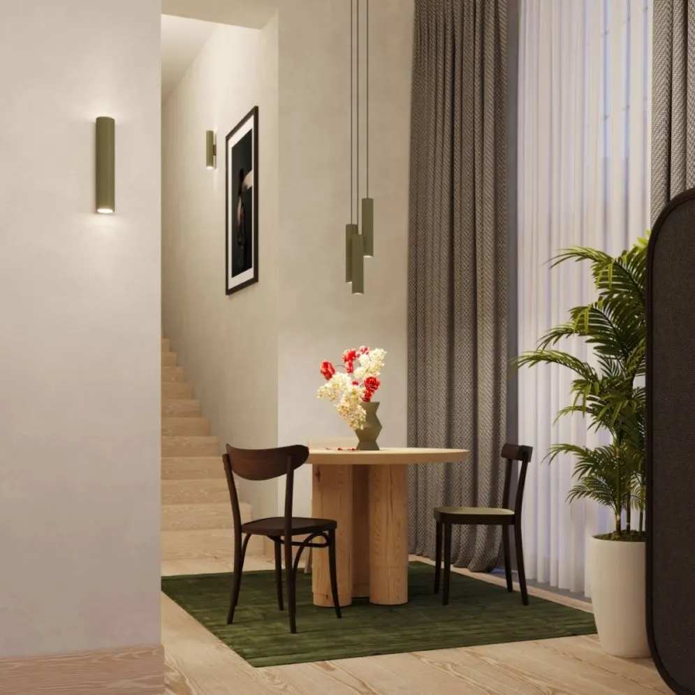 Lampa wisząca LAGOS 2 zielona oliwkowa | sklep MIRAT  kolekcja lagos