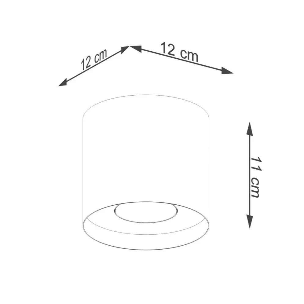 Plafon MIKA złoty elegancki | sklep MIRAT  kolekcja mika