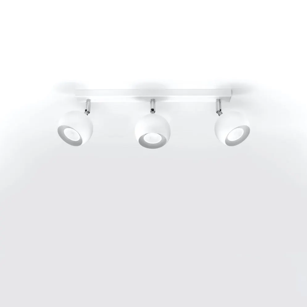 Plafon OCULARE 3 biały trzypunktowy | sklep MIRAT kolekcja oculare