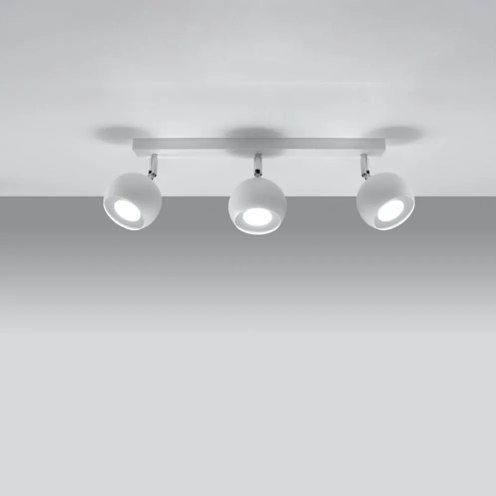 Plafon OCULARE 3 biały trzypunktowy | sklep MIRAT kolekcja oculare