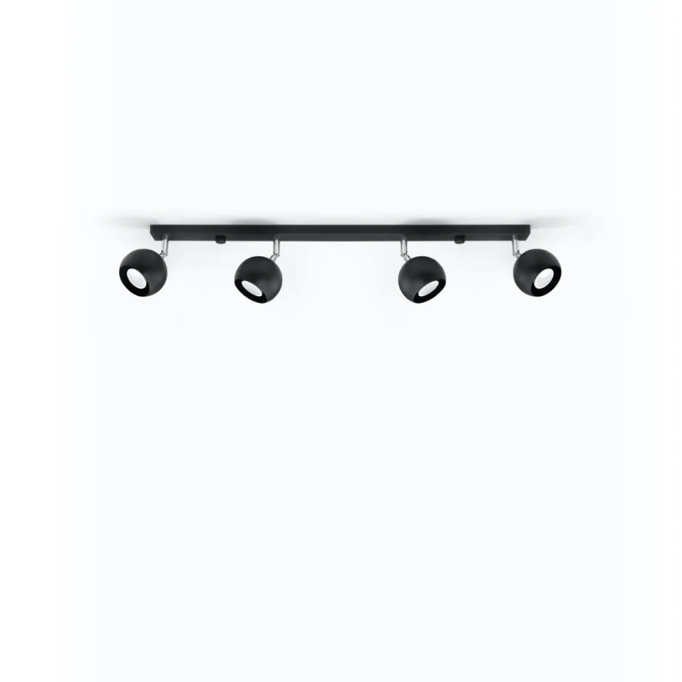 Plafon OCULARE 4L czarny | sklep MIRAT  kolekcja oculare