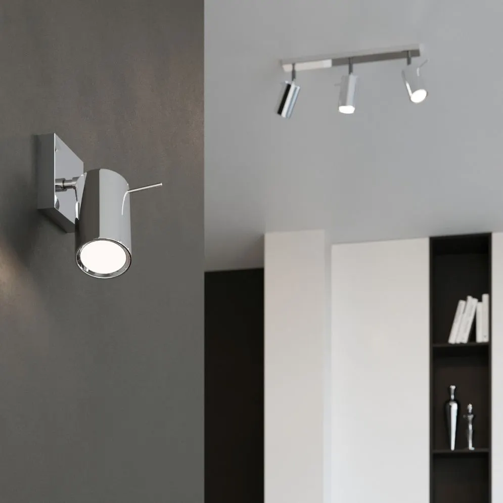 Listwa oświetleniowa 3 punktowa RING 3 chrom | sklep MIRAT kolekcja ring