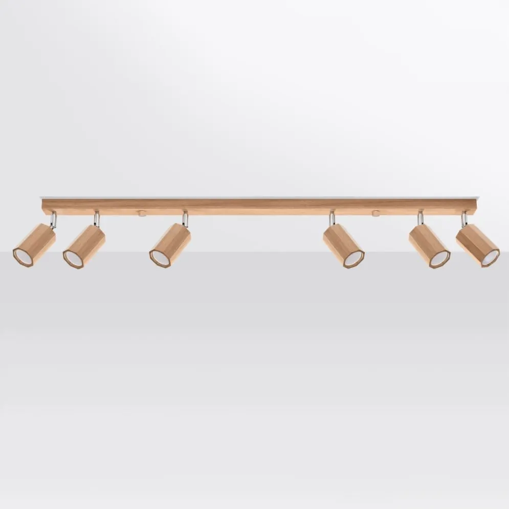 Plafon ZEKE 6 dąb listwa | sklep MIRAT  kolekcja zeke