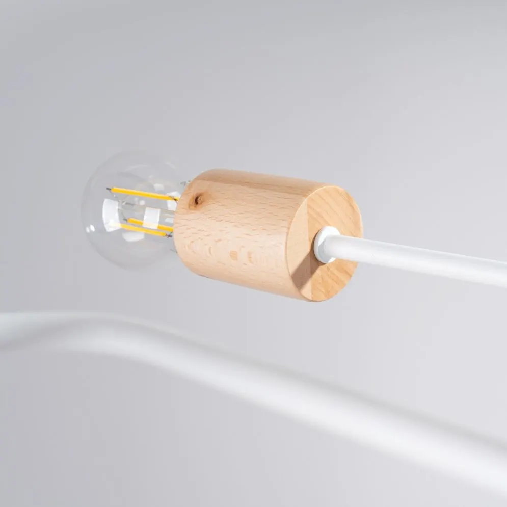 Żyrandol TIMBO 4 biały designerski| sklep MIRAT  kolekcja timbo