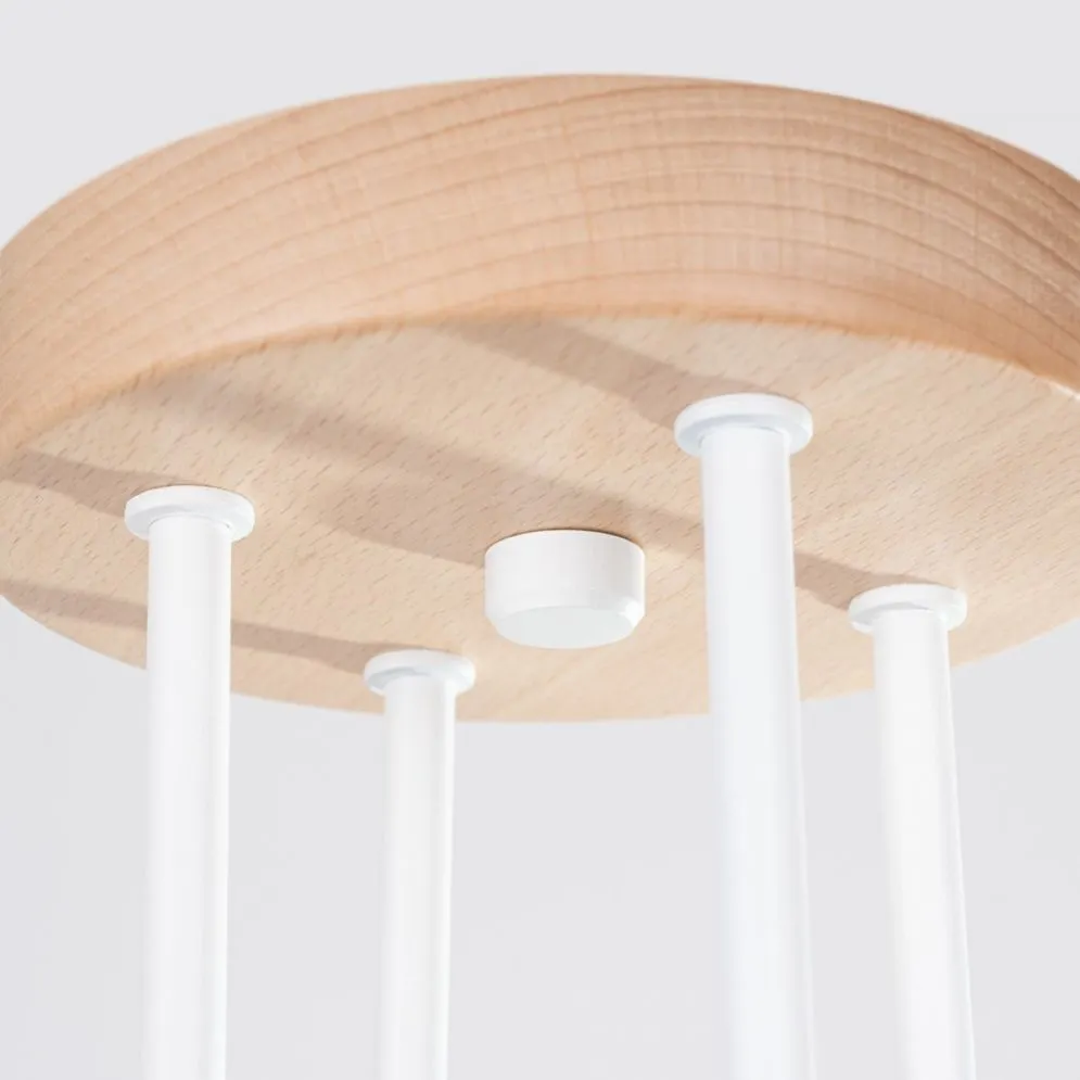 Żyrandol TIMBO 4 biały designerski| sklep MIRAT  kolekcja timbo