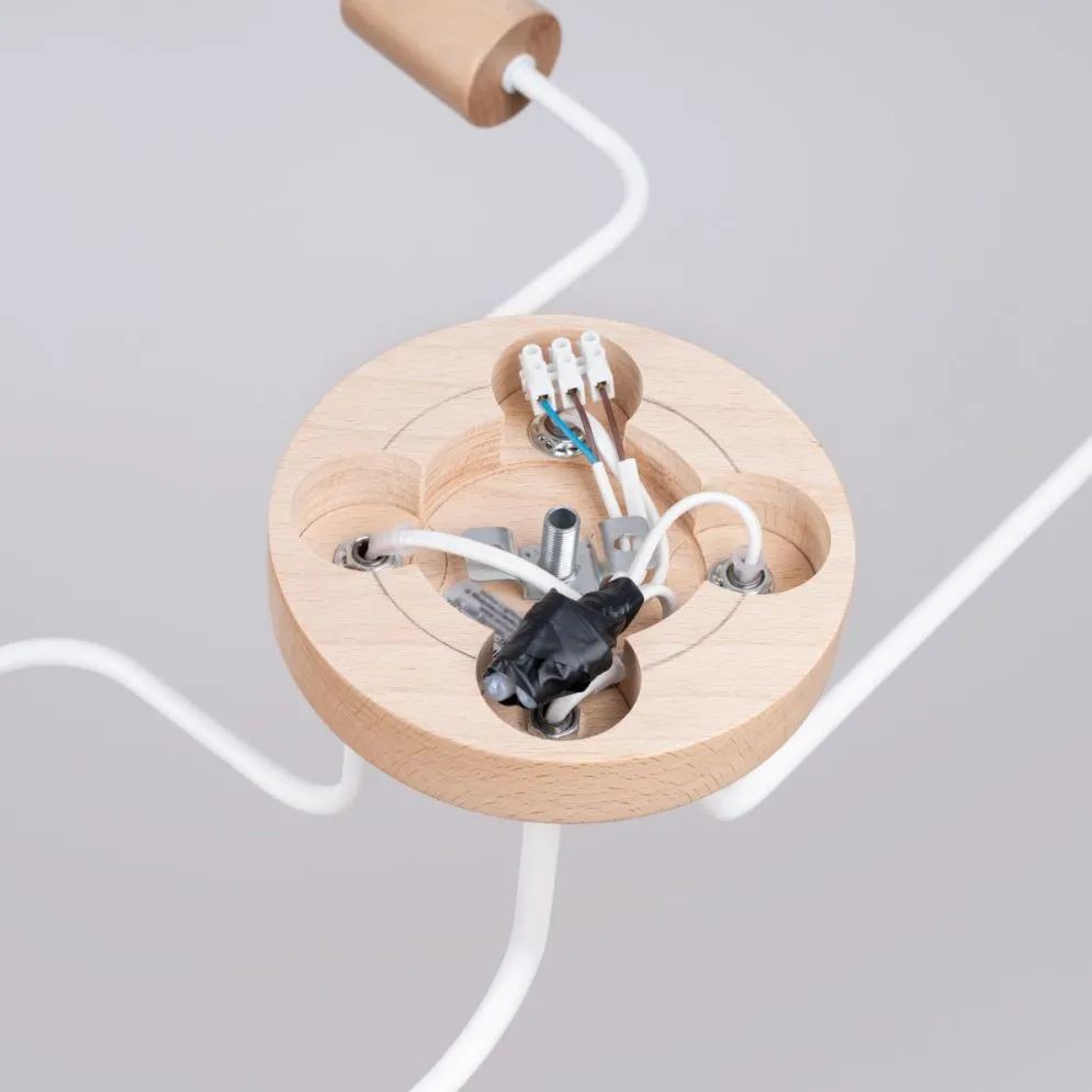 Żyrandol TIMBO 4 biały designerski| sklep MIRAT  kolekcja timbo