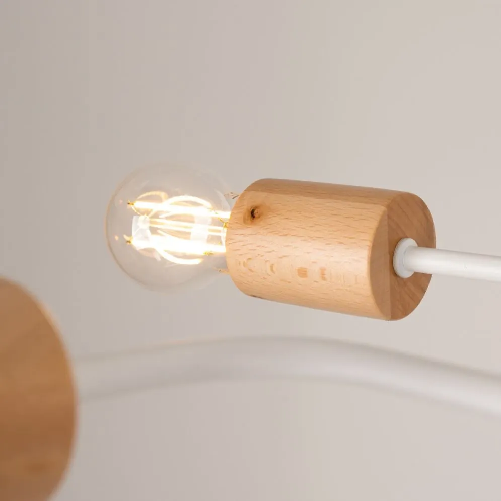 Żyrandol TIMBO 4 biały designerski| sklep MIRAT  kolekcja timbo