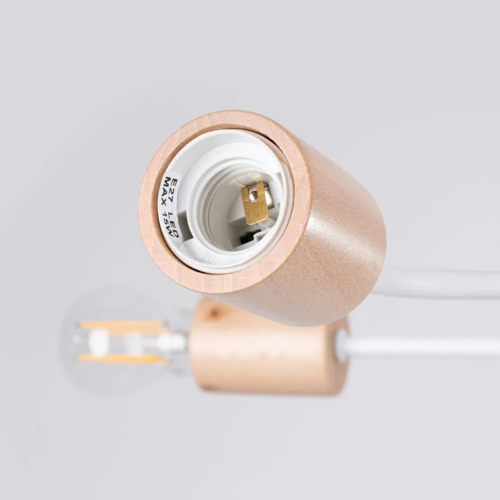 Żyrandol TIMBO 4 biały designerski| sklep MIRAT  kolekcja timbo