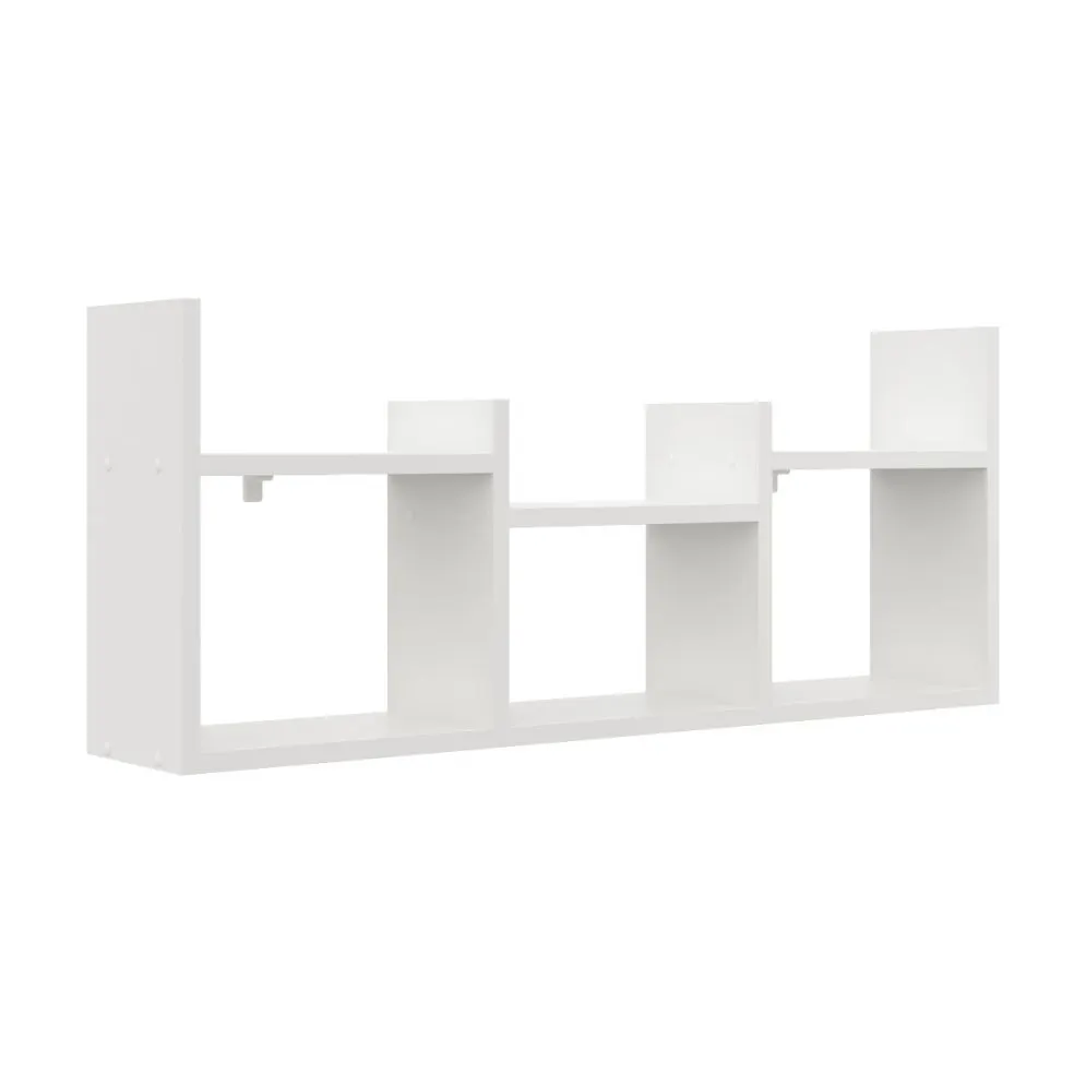 Półka ALESIA 5 biała wisząca na książki i dekoracje | MIRAT. w stylu SKANDYNAWSKI kolekcja