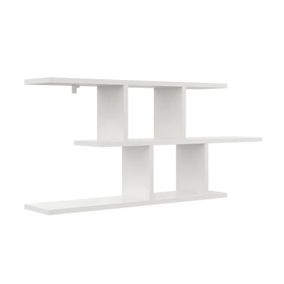 Półka ALESIA 8 biała wisząca na książki i dekoracje | MIRAT. styl SKANDYNAWSKI