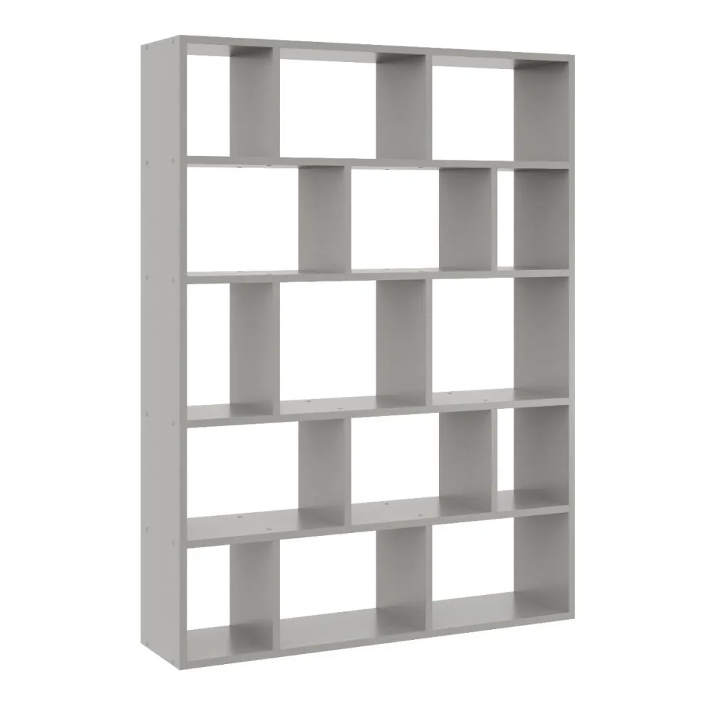 Półka FIOR szara wisząca na książki i dekoracje | MIRAT. styl SKANDYNAWSKI