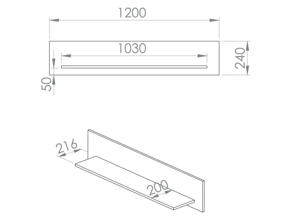 Półka GRIN zielona ścienna na książki I sklep meblowy MIRAT. styl GLAMOUR kolekcja GRIN