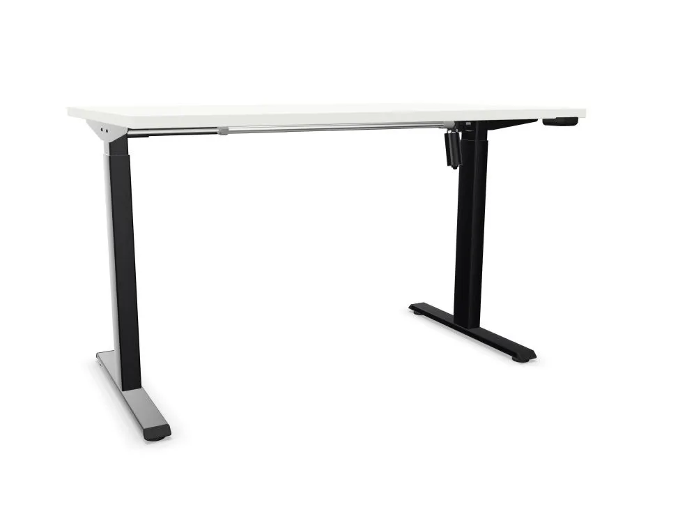 Biurko eCOMO 120x60cm białe z regulacją wysokości dla dzieci I sklep meblowy MIRAT.