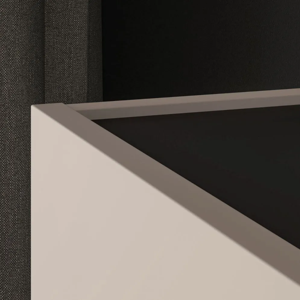 Komoda FRESHION 03 2D3S 160 kaszmirowa/czarna I sklep meblowy MIRAT. kolekcja FRESHION