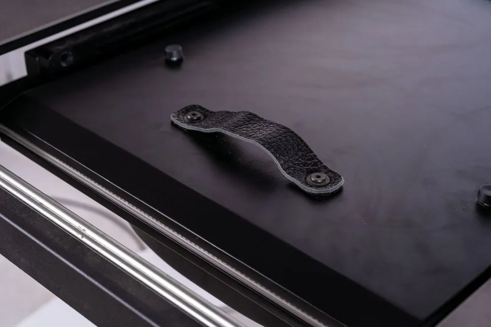 Stół PORTO CERAMIC 120(160)x120 szary/czarny I sklep meblowy MIRAT. styl GLAMOUR