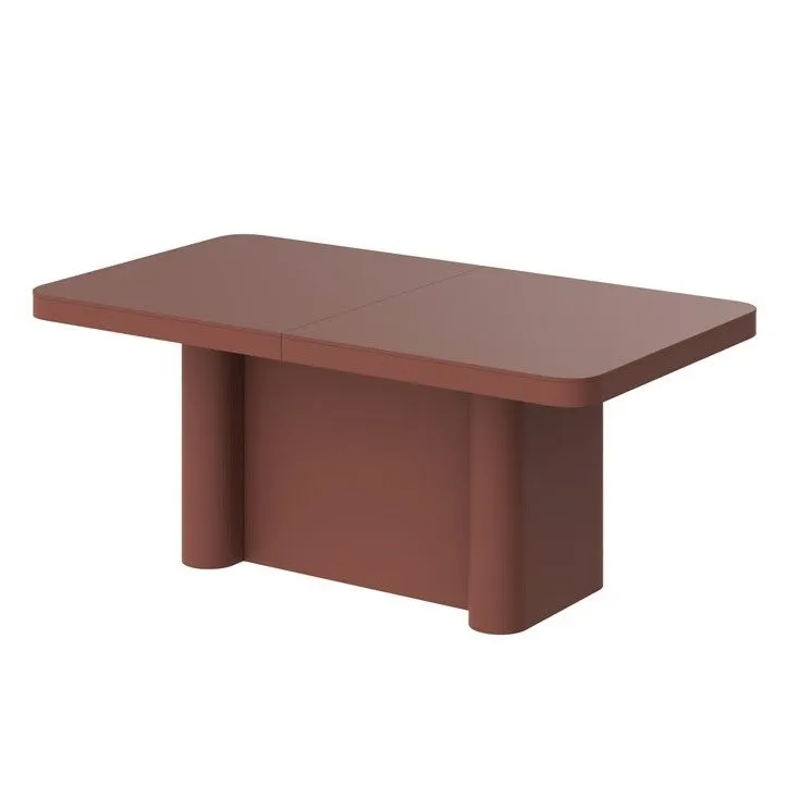 Stół rozkładany PORTOFINO 160(412)x100 bordowy I sklep meblowy MIRAT. styl PASTELE