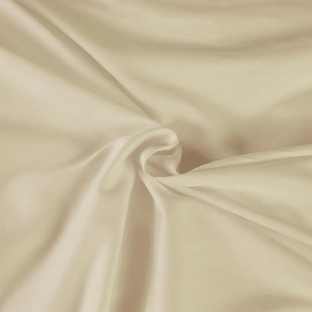 Pościel satyna bawełniana krem 155/160x200  | MIRAT.