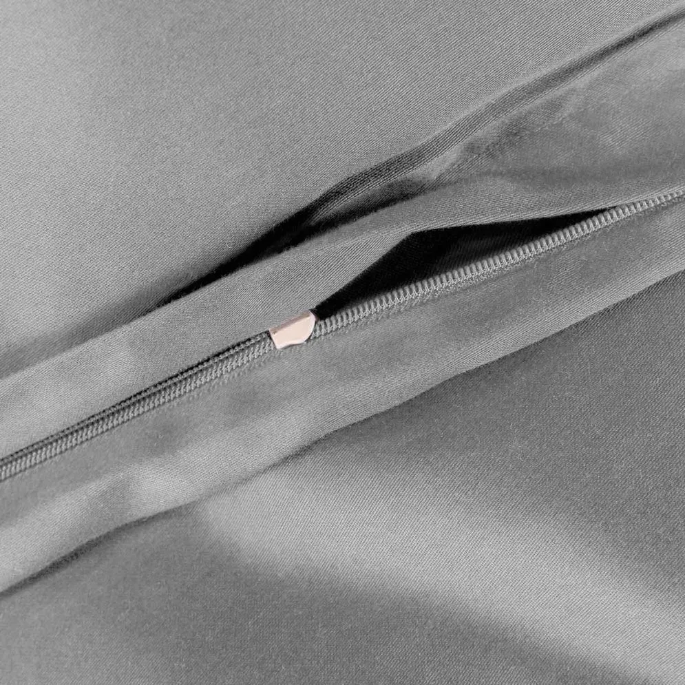 Pościel satyna bawełniana popiel 024/220x200  | MIRAT.