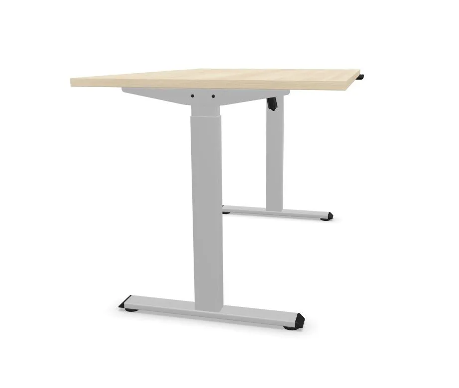 Biurko eCOMO 120x60cm akacja z regulacją wysokości elektryczne I sklep meblowy MIRAT.