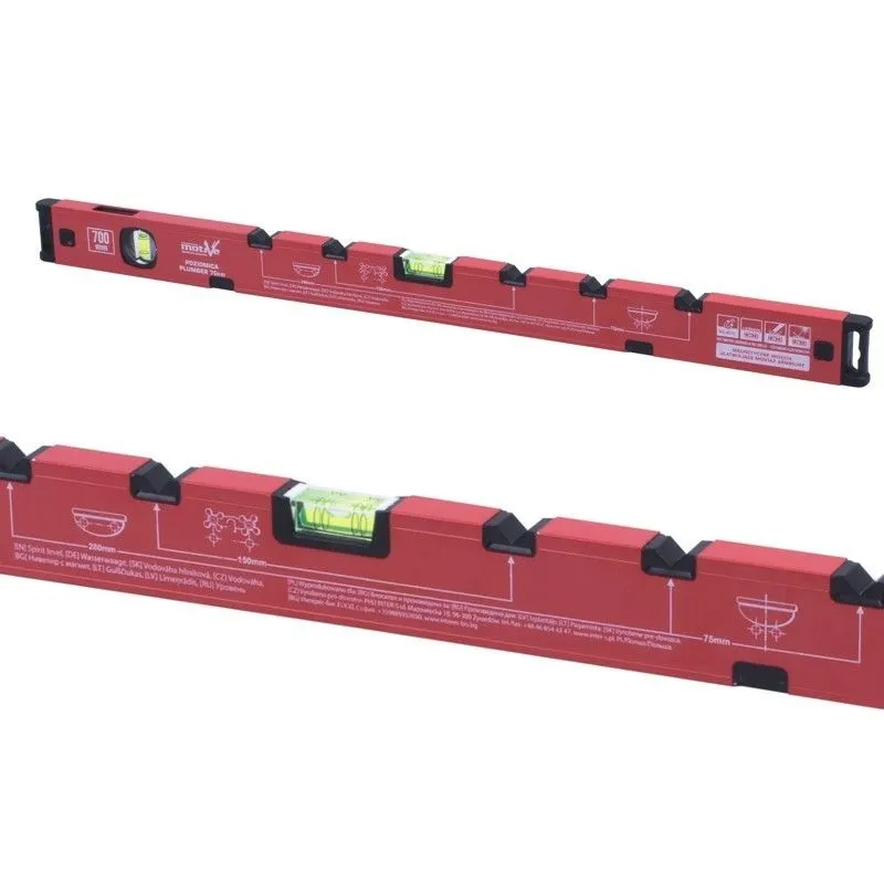 Poziomica dla Hydraulików 70cm MOTIVE Plumber | Magnetyczna