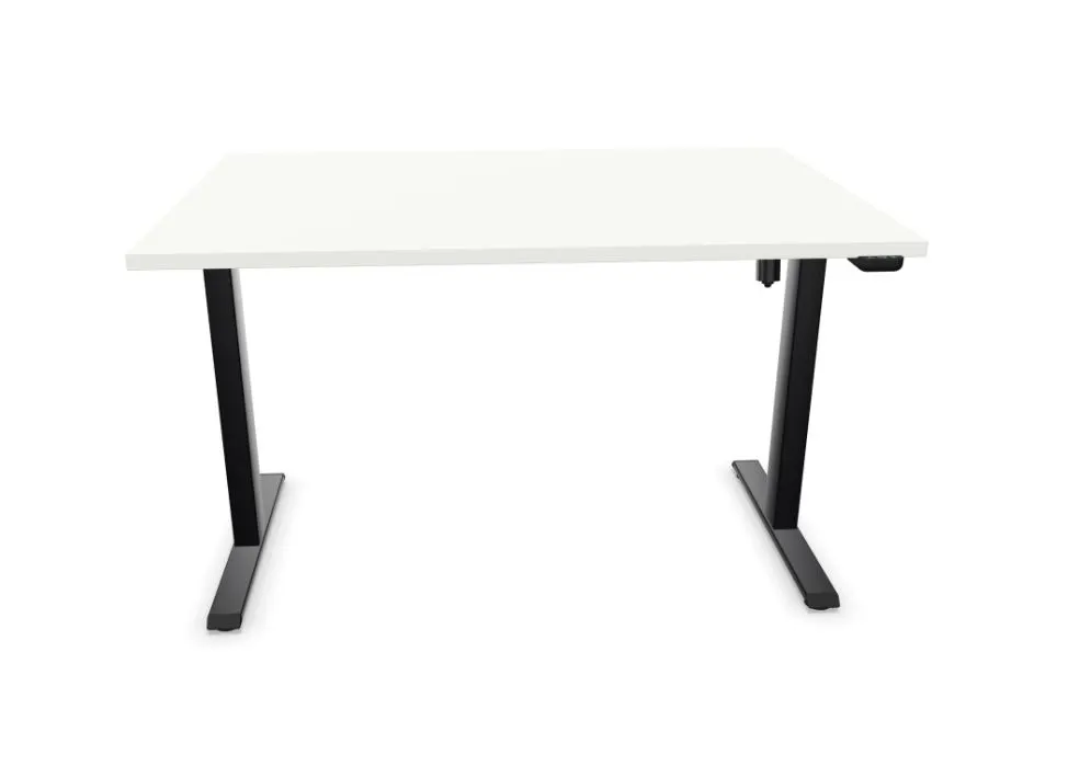 Biurko eCOMO 120x60cm białe z regulacją wysokości dla dzieci I sklep meblowy MIRAT.