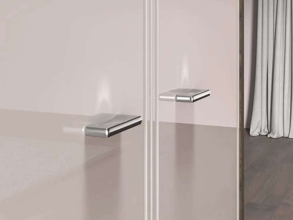 Szafa dwudrzwiowa ALMA 2D 89cm dąb windmill/kaszmirowa połysk z drążkiem I sklep meblowy MIRAT.  kolekcja ALMA