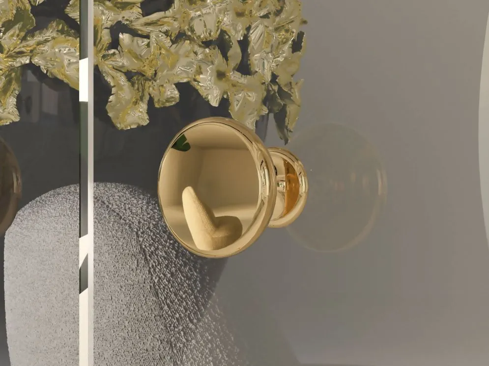 Witryna niska GALENA biały połysk z podświetleniem w stylu glamour I sklep meblowy MIRAT. styl GLAMOUR kolekcja GALENA