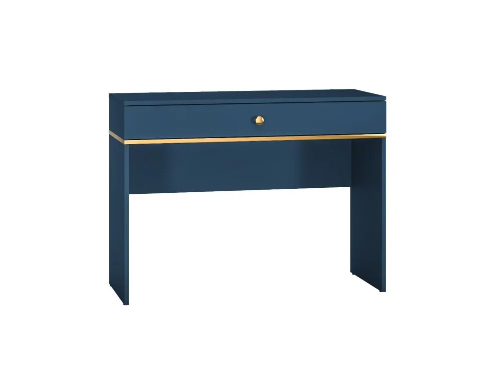 Toaletka BLU granatowa na kosmetyki do sypialni I sklep meblowy MIRAT. styl GLAMOUR kolekcja BLU