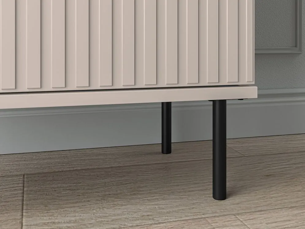 Szafka na buty ELLEN 1S2K kaszmir klapowa I sklep meblowy MIRAT. styl GLAMOUR, RYFLOWANY kolekcja ELLEN