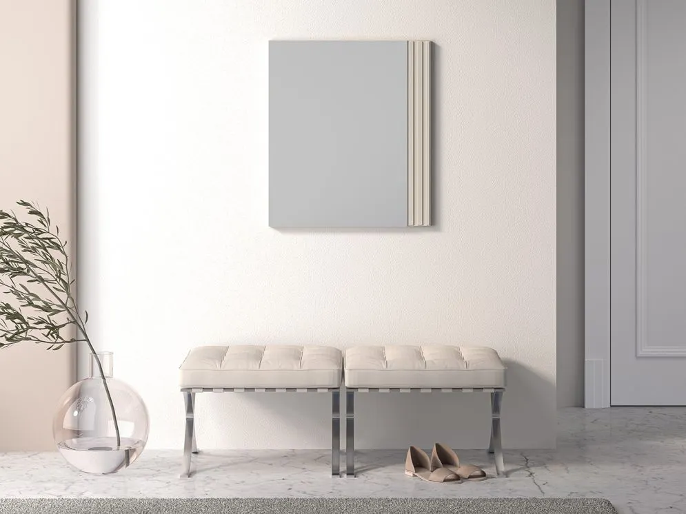 Lustro prostokątne ELLEN kaszmir 61x53 na ścianę I sklep meblowy MIRAT.  kolekcja ELLEN