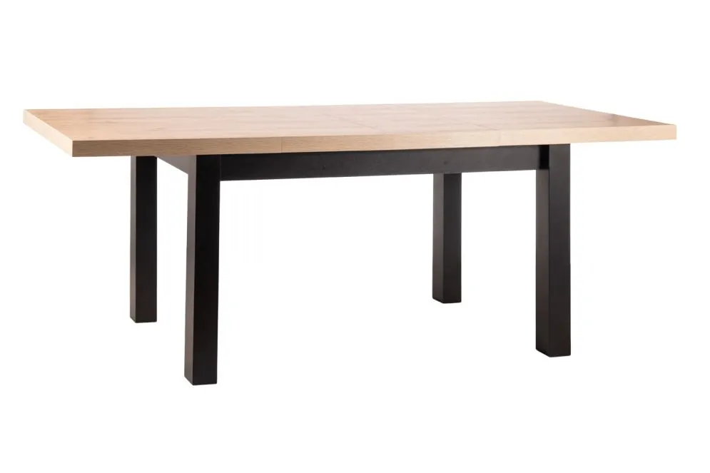Stół rozkładany PRESTO 140(218)x80 dąb artisan/czarny I sklep meblowy MIRAT. styl LOFT