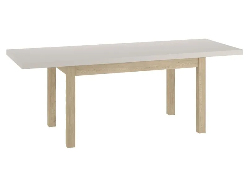 Stół drewniany Presto 140-218x80 cm kaszmir/ dąb cremona torro | MIRAT styl SKANDYNAWSKI