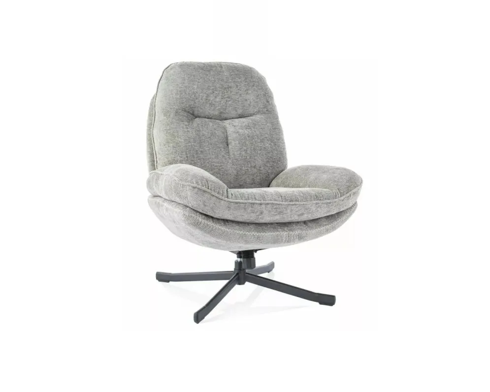 Fotel do salonu HARPER oliwkowy obrotowy I sklep meblowy MIRAT.