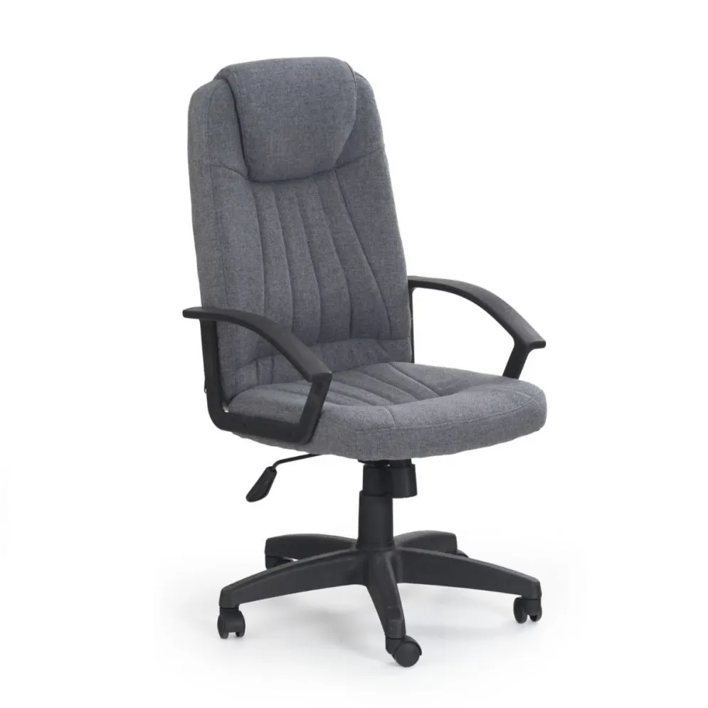 Fotel biurowy RINO szary kółka kauczukowe I sklep meblowy MIRAT.