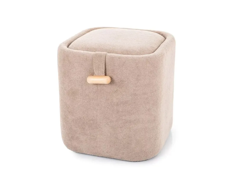 Pufa NAP ze schowkiem beżowa I sklep meblowy MIRAT. styl LOFT, SKANDYNAWSKI