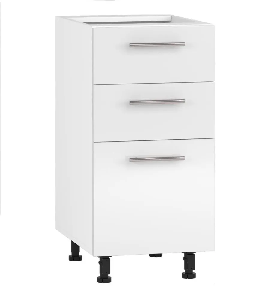 Szafka kuchenna stojąca 40 VENTO D3S-40/82 biały połysk HALMAR | MIRAT. kolekcja VENTO