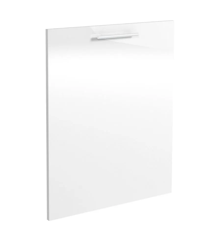 Front do zabudowy zmywarki 60 VENTO DM-60/72 biały połysk z uchwytem | MIRAT.  kolekcja VENTO