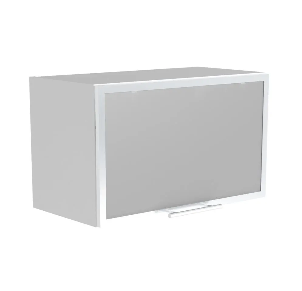Szafka kuchenna wisząca 60 VENTO GOV-60/36 biały połysk z witryną | MIRAT.  kolekcja VENTO