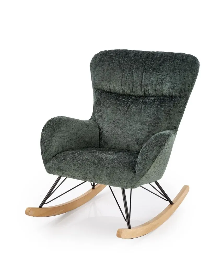 Fotel bujany CASTRO zielony I sklep meblowy MIRAT.