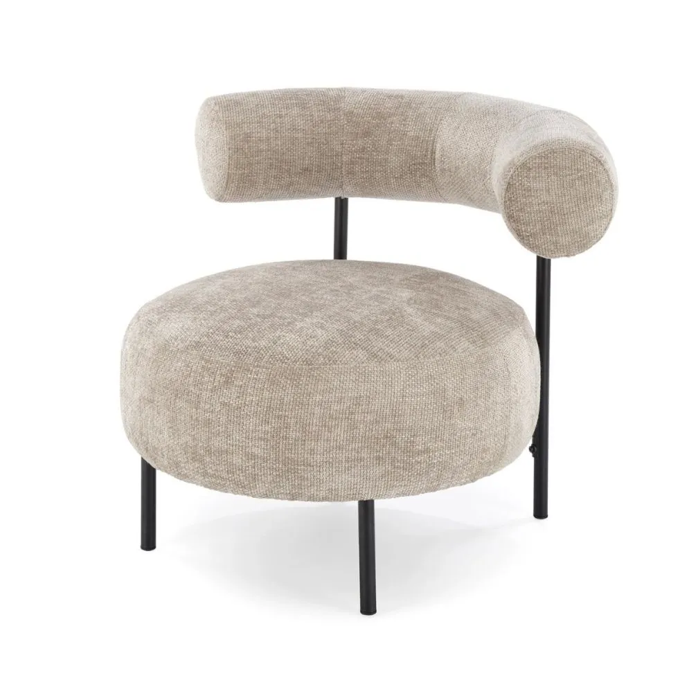 Fotel HAZARD beżowy wypoczynkowy I sklep meblowy MIRAT.