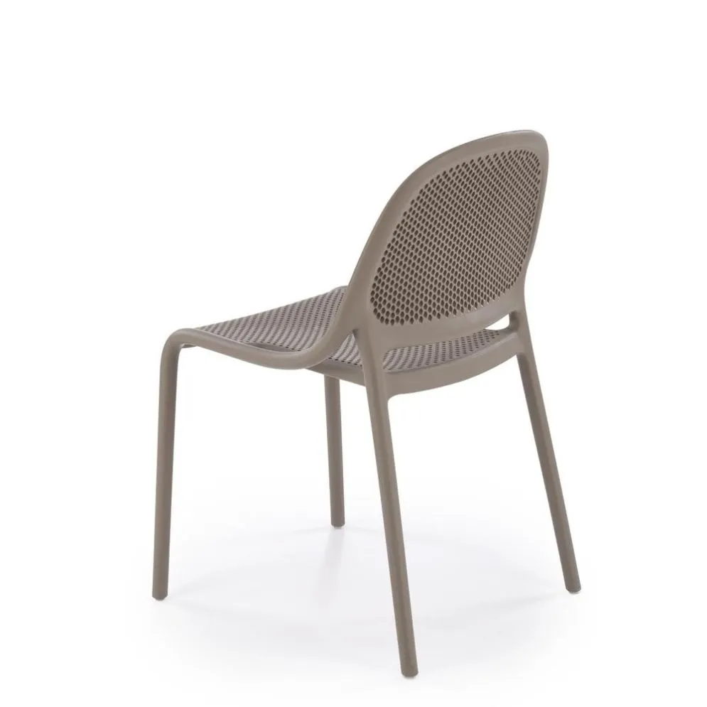 Krzesło K532 khaki z tworzywa PVC ażurowe I sklep meblowy MIRAT.