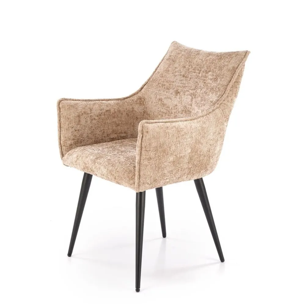 Krzesło tapicerowane K559 beżowe z podłokietnikami I sklep meblowy MIRAT.