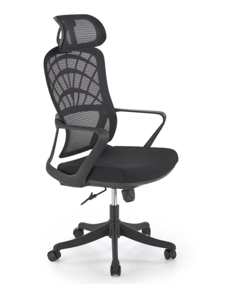 Fotel biurowy VESUVIO czarny obrotowy I sklep meblowy MIRAT.