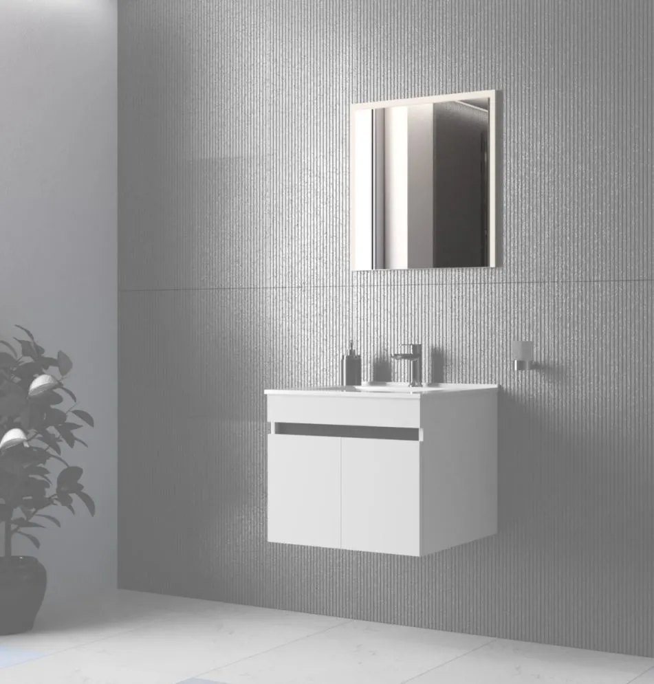 Lustro łazienkowe FIGARO 60cm białe wiszące I sklep meblowy MIRAT. styl SKANDYNAWSKI kolekcja FIGARO