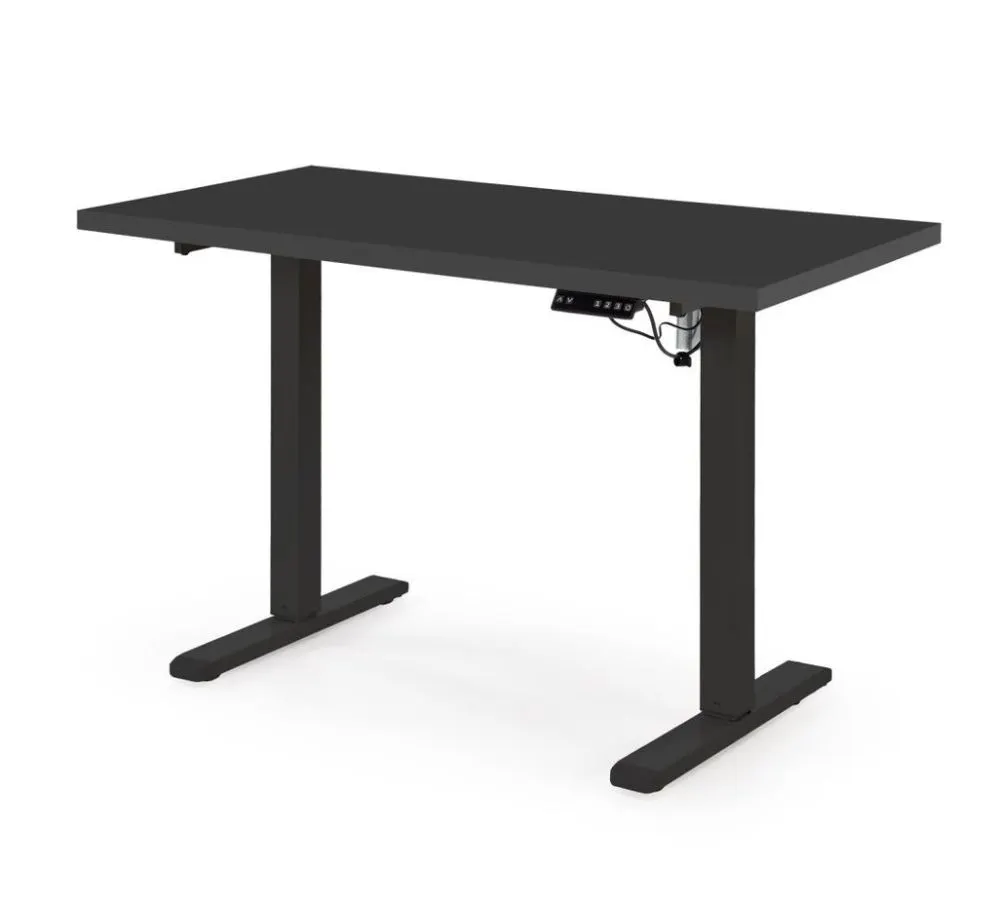 Biurko B54 120x60cm czarne z regulacją wysokości loftowe I sklep meblowy MIRAT.