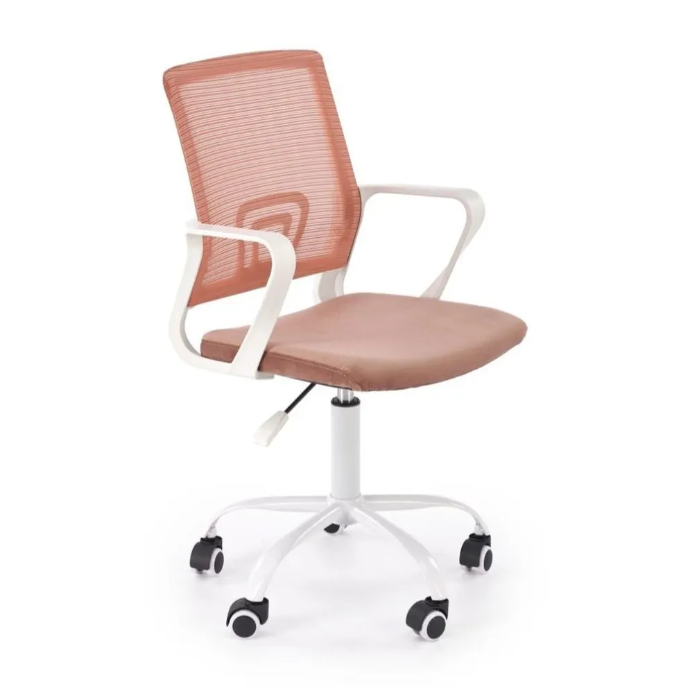 Fotel dziecięcy FRODO różowy/biały z podłokietnikami I sklep meblowy MIRAT.