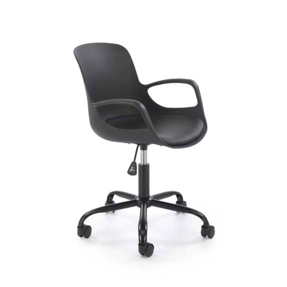 Fotel dziecięcy FROST czarny z podłokietnikami I sklep meblowy MIRAT.