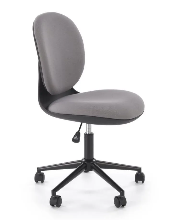 Fotel dziecięcy ORION szary/czarny obrotowy I sklep meblowy MIRAT.