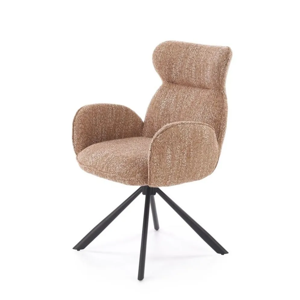 Krzesło tapicerowane K571 cynamonowe obracane loftowe I sklep meblowy MIRAT. styl LOFT