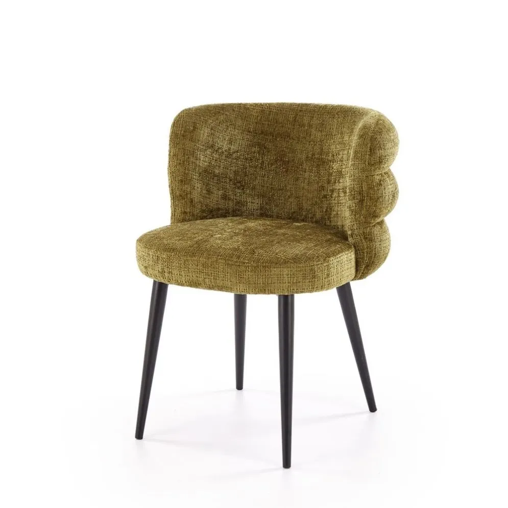 Krzesło tapicerowane K575 oliwkowe miękkie I sklep meblowy MIRAT.